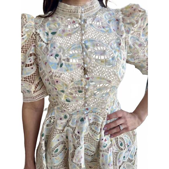 NEW ELLIATT kyla mini dress in multi - Picture 3 of 3